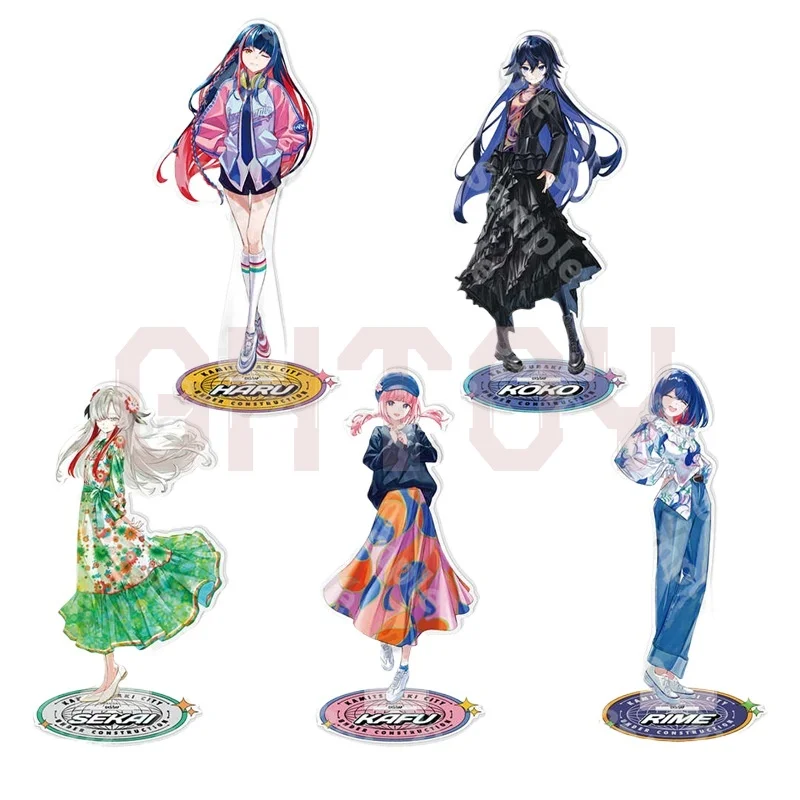 

14cm/5.51in Kamitsubaki City Under Construction Pilgrimage Acrylic Stand Desktop Display Ornaments Birthday Gift for Girl Boys