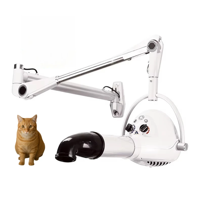 2026 Colorful Appearance Easy Labor Saving Wall-mounted Pet Hair Dryer Anionic Wall-mount Fluff Dog Pet Grooming Dryer for Pet