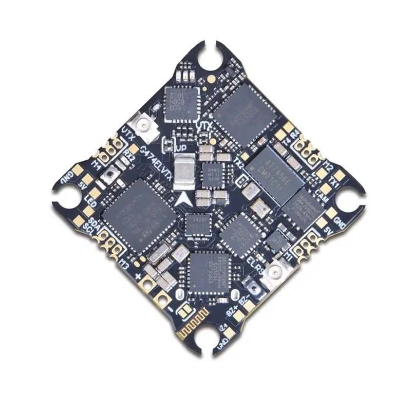 

Ежедневная распродажа G474ELVTX AIO 12A ESC 1S-2S Встроенный приемник ELRS 2.4G для RC FPV Drone Для моделей RC-5,8G 400MW VTX 25,5X25,5MM