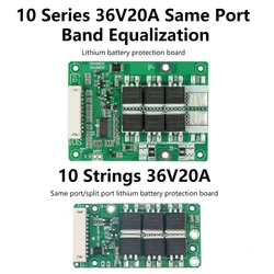 BMS 10S 36V 20A Battery Protection Board Ternary Acid Battery Balance Equalize Protection Circuit Module For Ebike/Escooter