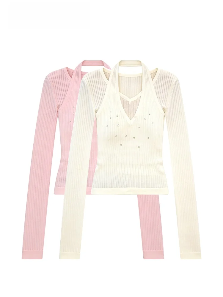 

Женский трикотажный джемпер CaraCLUB больших размеров с длинным рукавом, повседневный универсальный дизайн, комфортная посадка, идеально подходит для осени и зимы