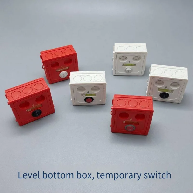 86 Temporary Lighting Switch with Level Wire Box with Level Bottom Box Protective Cover Dark Box Cover Support to Custom