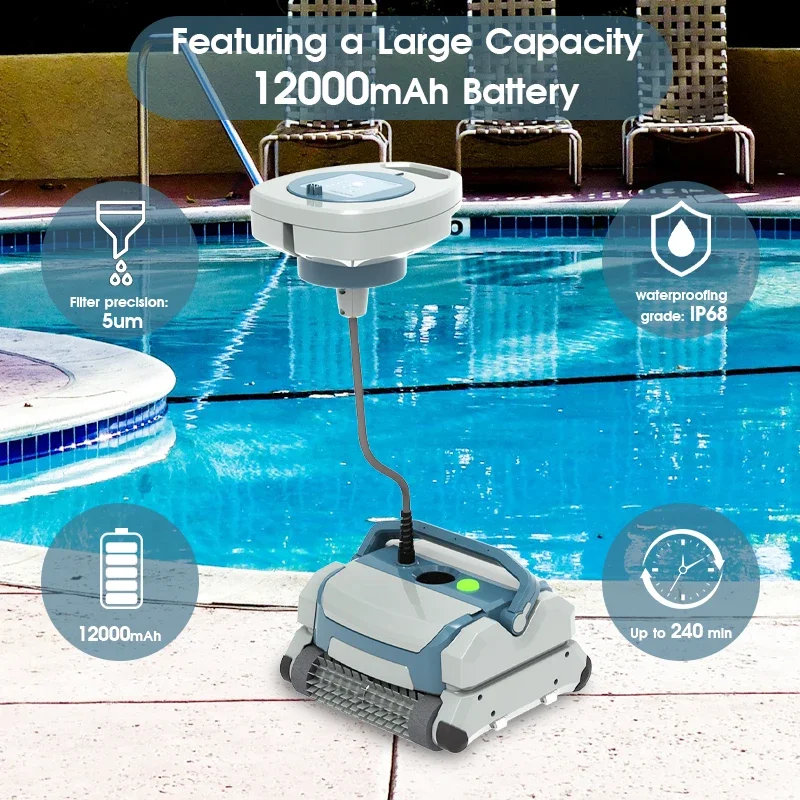 Cordless Robot Pool Cleaning