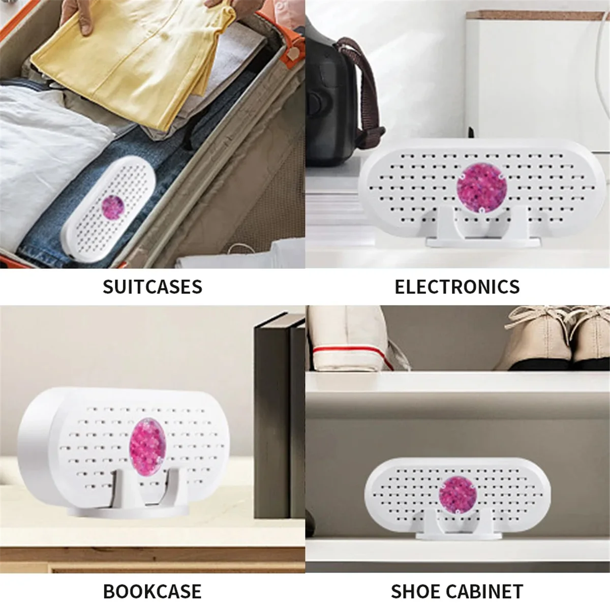 Electric Moisture Absorbing Machine Portable Dehumidifier Reusable Desiccant Moisture Absorber Dehumidifier for Bedroom