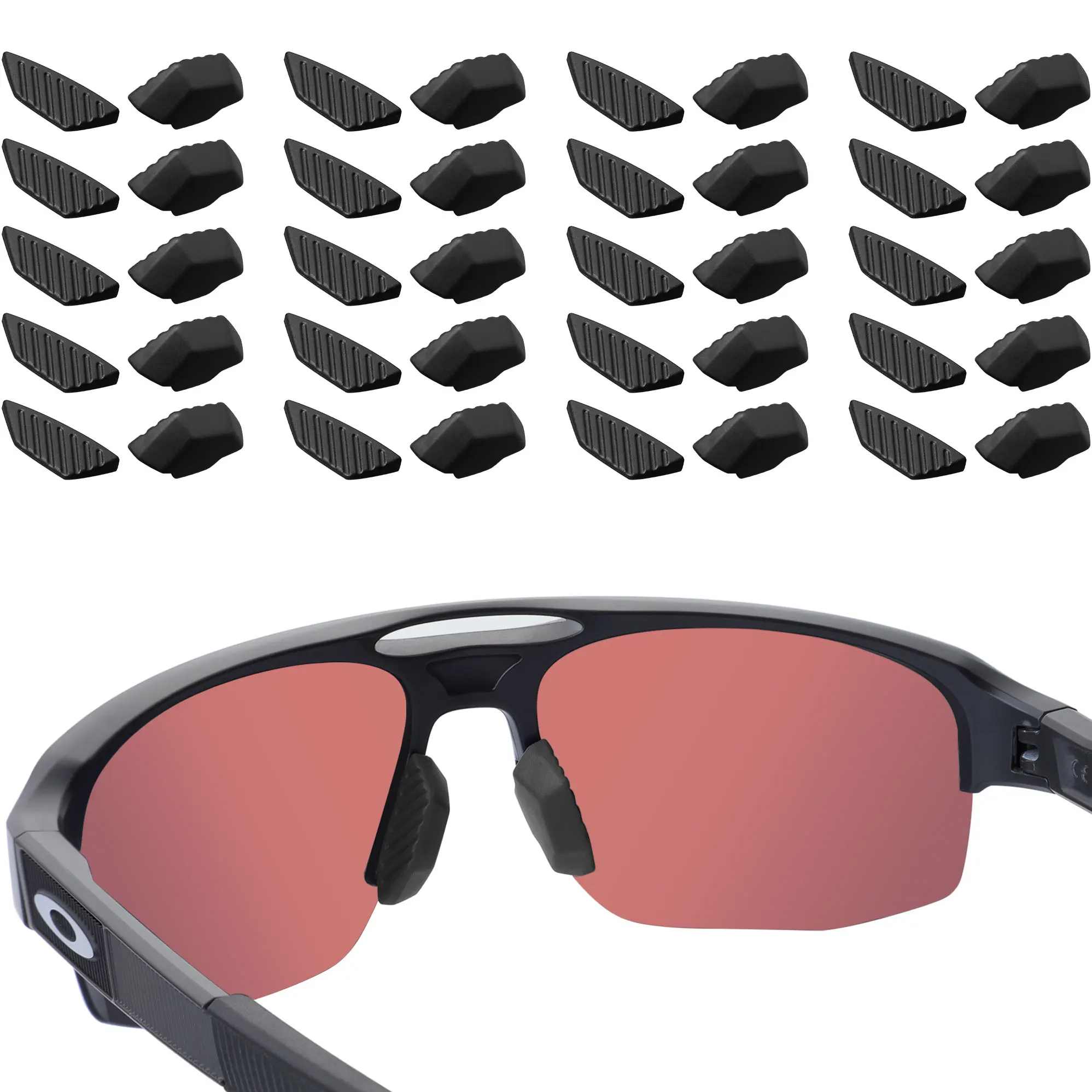 

E.O.S Silicon Large&Small Set Push-in Nose Pads Replacement for - OAKLEY Mercenary OO9424-Options