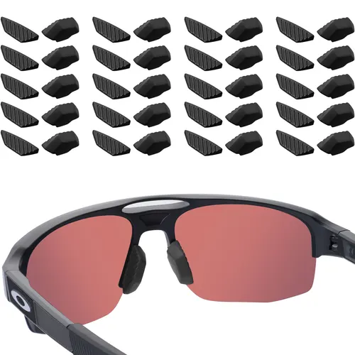 E.O.S Silicon Juego grande y pequeño de almohadillas nasales push-in de repuesto para OAKLEY Mercenary OO9424-Options