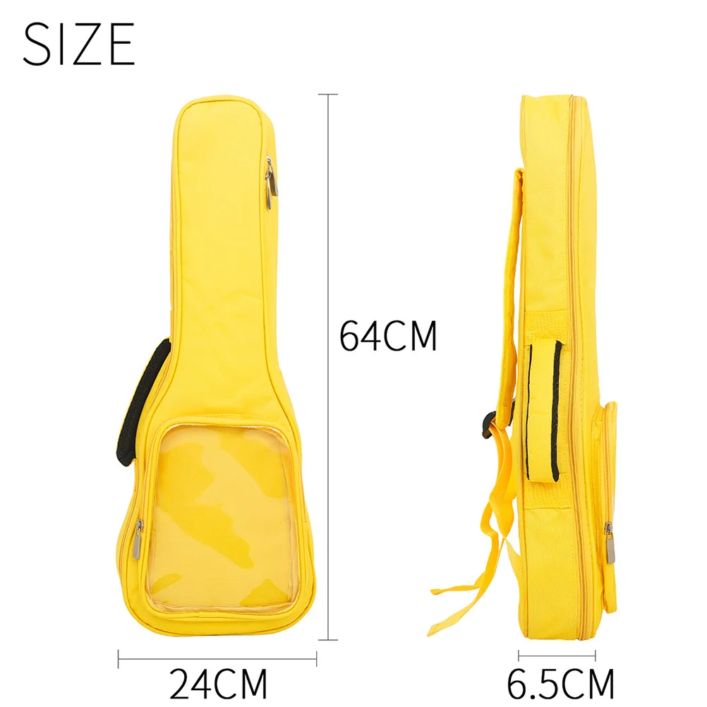 

23 Inch Ukulele Case Wide Shoulder Strap Lightweight Portable Storage Bag Holder For Ukulele Instrument Carry Bag Musical