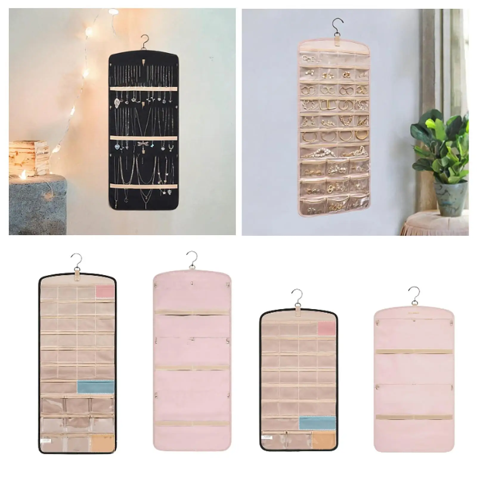 

Hanging Jewelry Organizer Necklace Necklace Hanger for Wardrobe Shop Home