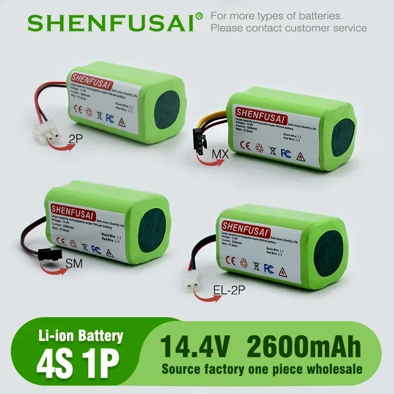 Оригинальный аккумулятор 14,4V18650 4S1P для пылесоса, подметального робота, подходит для DEXP MMB-300 X500 X520 X600 Mamibot EXVAC660 EXVAC880