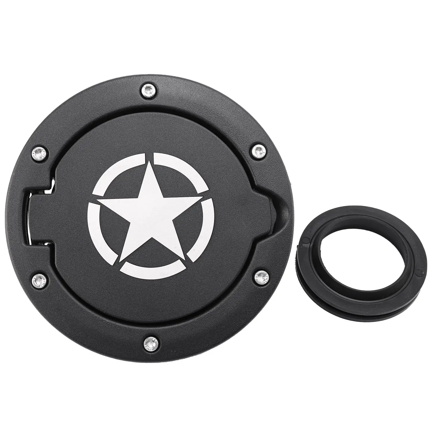 Tampa Da Tampa Do Tanque De Gás Para Jeep Wrangler Jk, Tampa Do Tanque De Combustível, Acessórios De Carro Ilimitado, 2-Door, 2007-2018