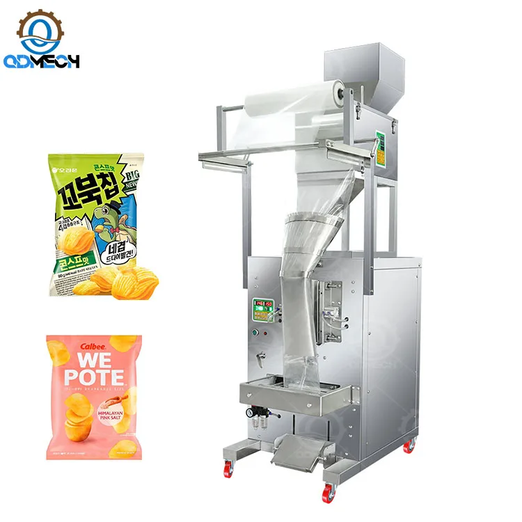 Automatic Vertical Multifunction Chips Packing Machine Filling Snack Food Chilli Powder Packaging Machine