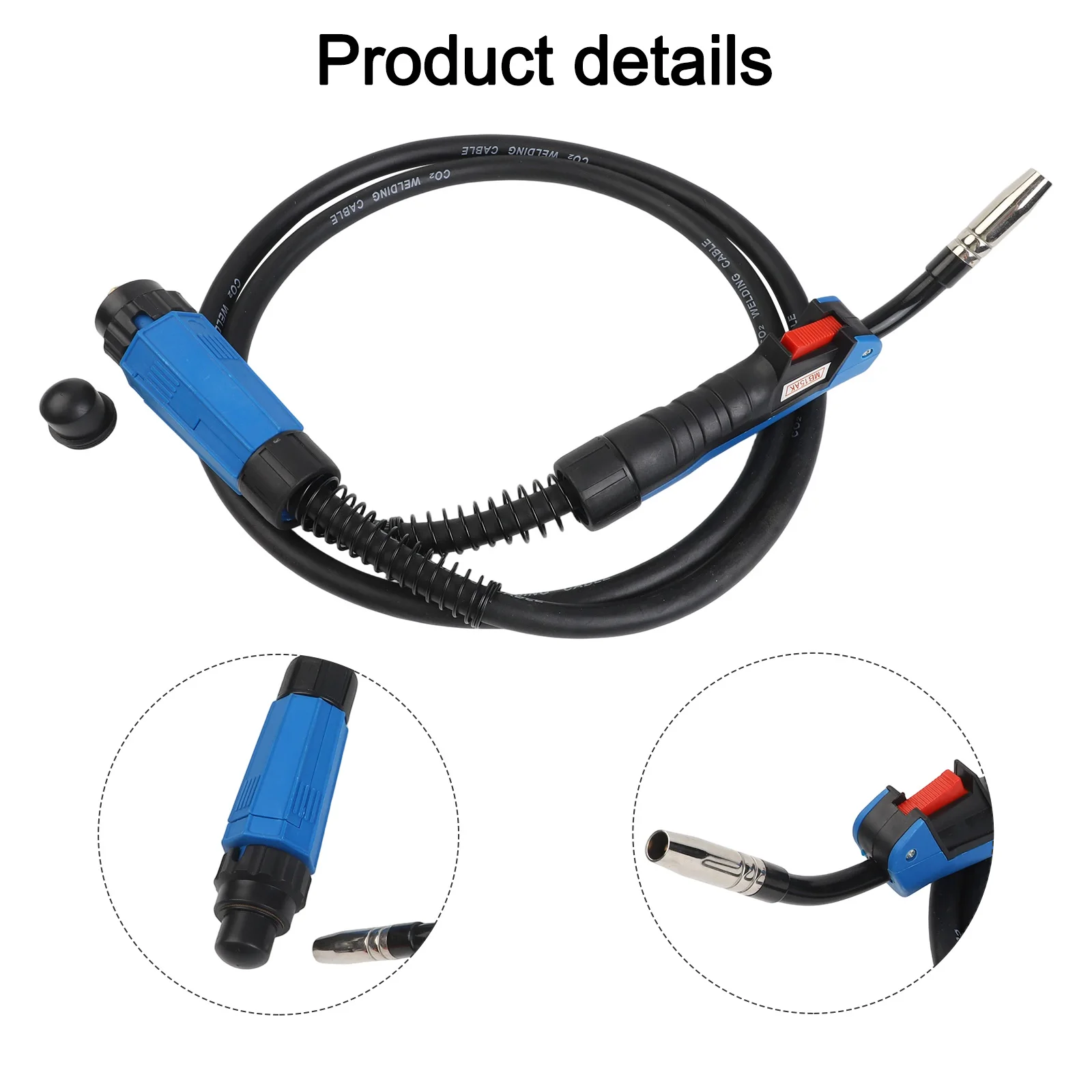 10 Feet Torch Flexible Head For Home Welding CNC Processing Ergonomic Design Lightweight Torch For MIG Welder 10 Feet