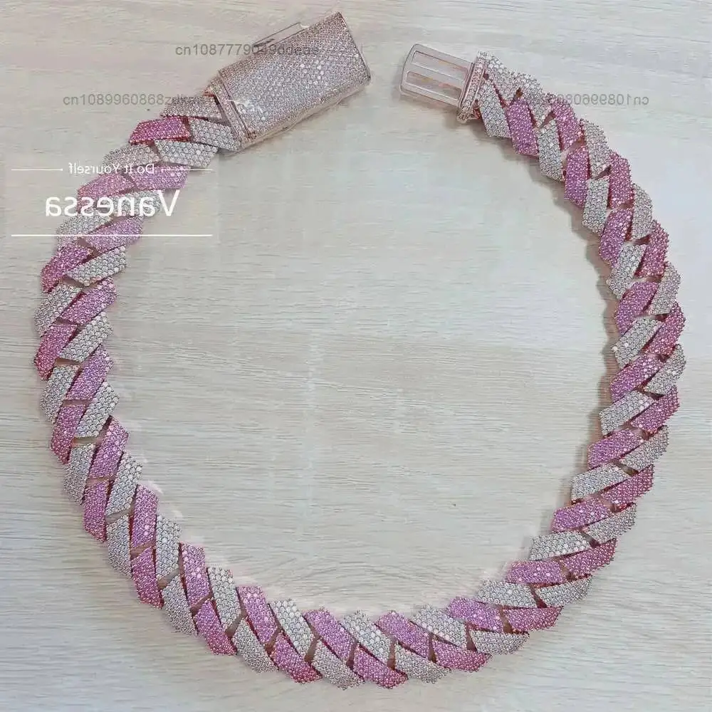 

Heavier 20 мм 20 дюймов Big Guy Iced Out хип-хоп блестящее кубинское колье-цепочка с звеньями