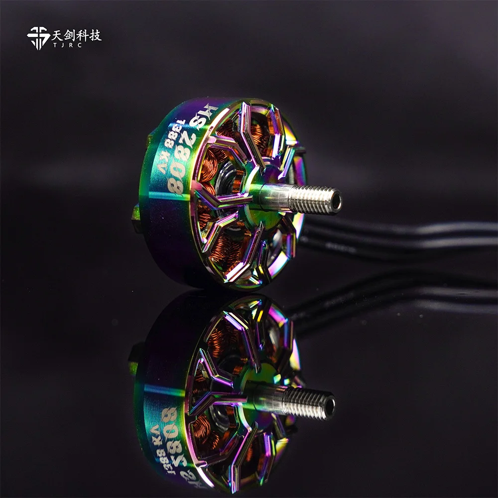 มอเตอร์ไร้แปรงถ่าน TJRC 2810 1188KV/2808 1388KV/3110 988KV 6S สำหรับโดรนแข่ง FPV และโดรน Freestyle