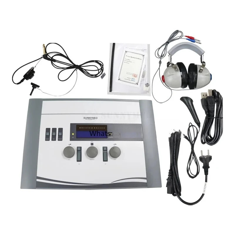 Dual Channel Digital Hearing Test Machine Automatic Audiometer Tympanometer for ENT Clinic Hearing Screening