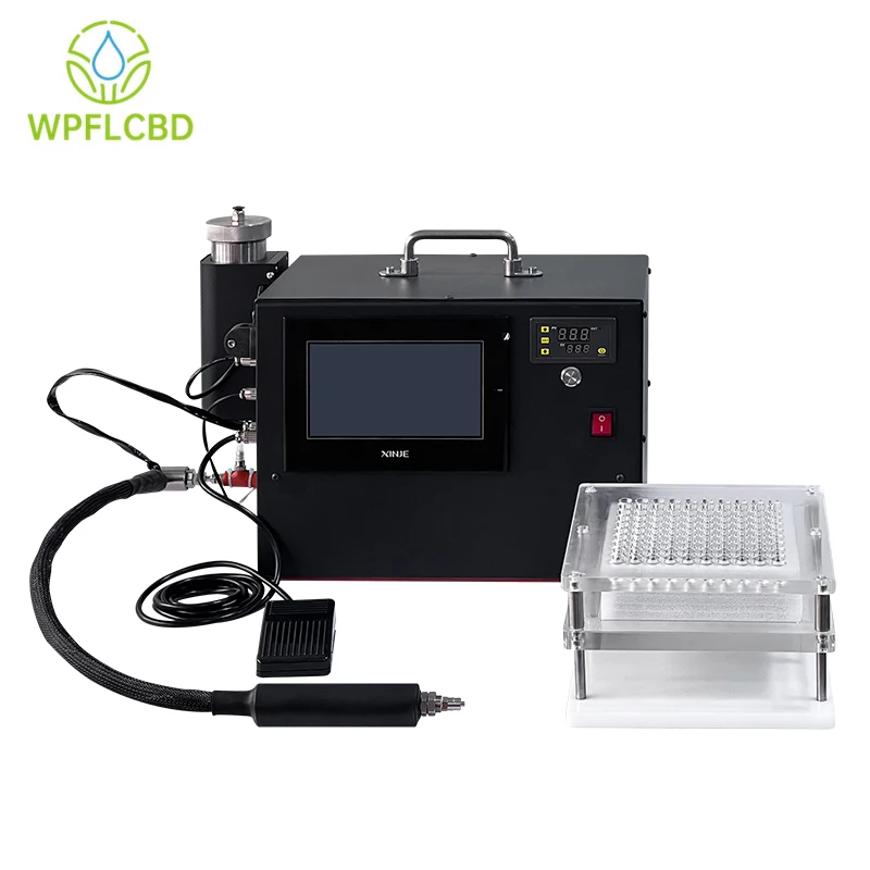 Semi-Automatic thick oil Filling Machine 1Ml 2Ml Thread Cartridge Filling Machine Disposable Pods Oil Filling Machines