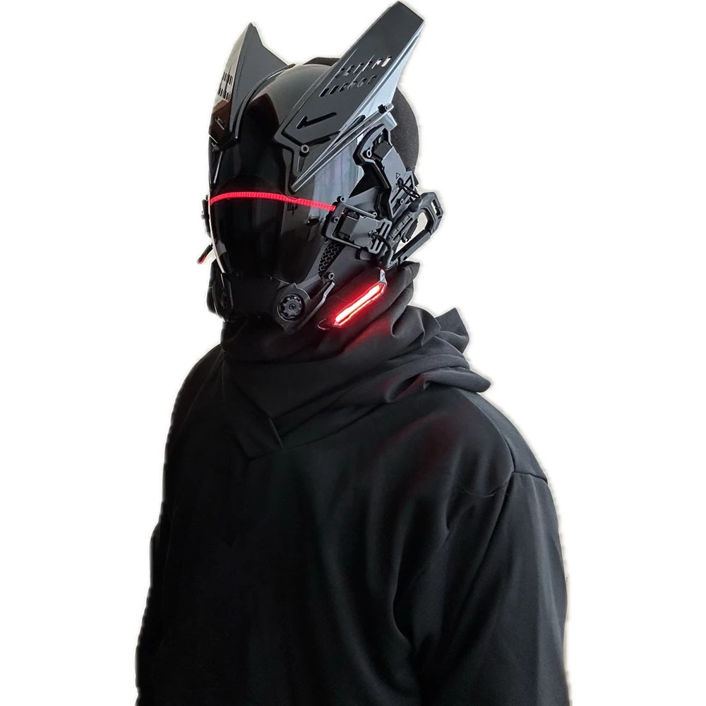 Cyberpunk Mask Cosplay For Men And Woman, Cosplay Mask Halloween Fit Party Music Festival Accessories