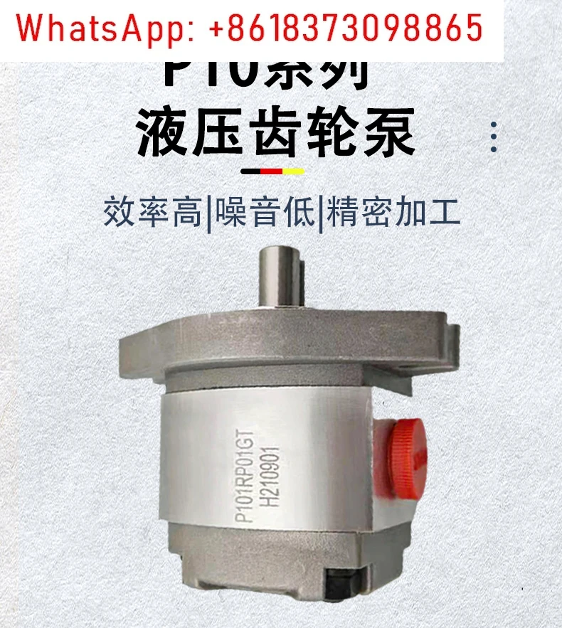

High Pressure Gear Pump P101/P105/P104 Hydraulic Oil Pump P107/P108 RP01GT 12.7 Shaft, Cast Aluminum