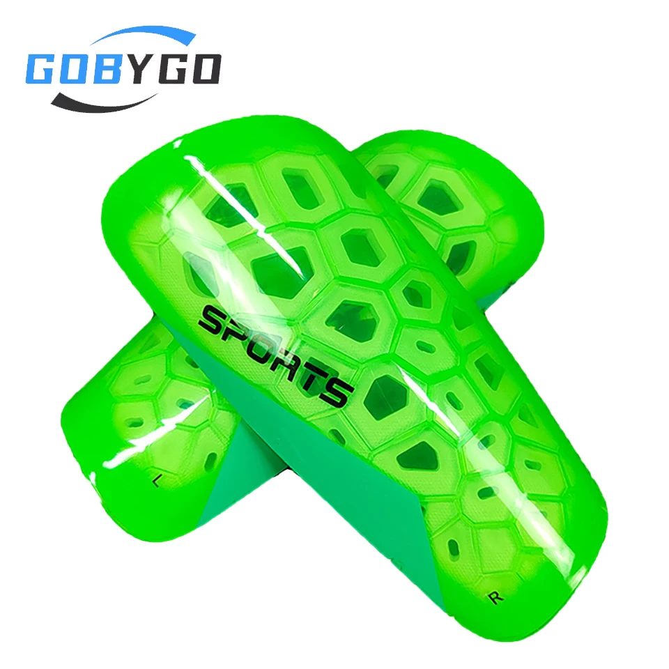 

GOBYGO 1 Pair Shinguards Soccer Calf Protection Legging Shin Pads Adult Kids Children's Football Sports Foot Leg Guards Board