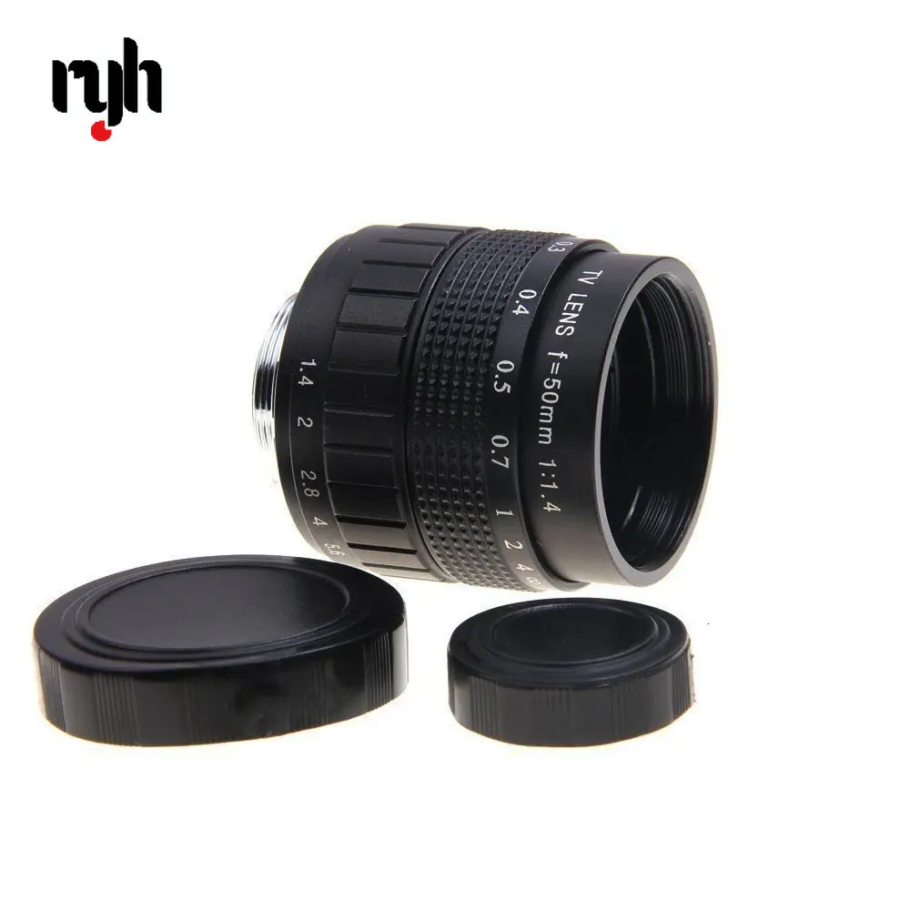 RYH 50mm F1.4 CCTV TV Movie lens+C Mount+Macro ring For Samsung NX Camera NX1000 NX210 NX20 NX200 NX11 NX100 / NX5 / NX10