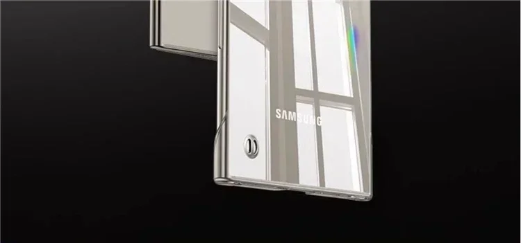 Transparente Rahmenlose Handyhülle für Samsung S26 S25 S24 Plus S23 S22 S26 Ultra mit Kameraschutz und Stoßfestigkeit – Detail 2