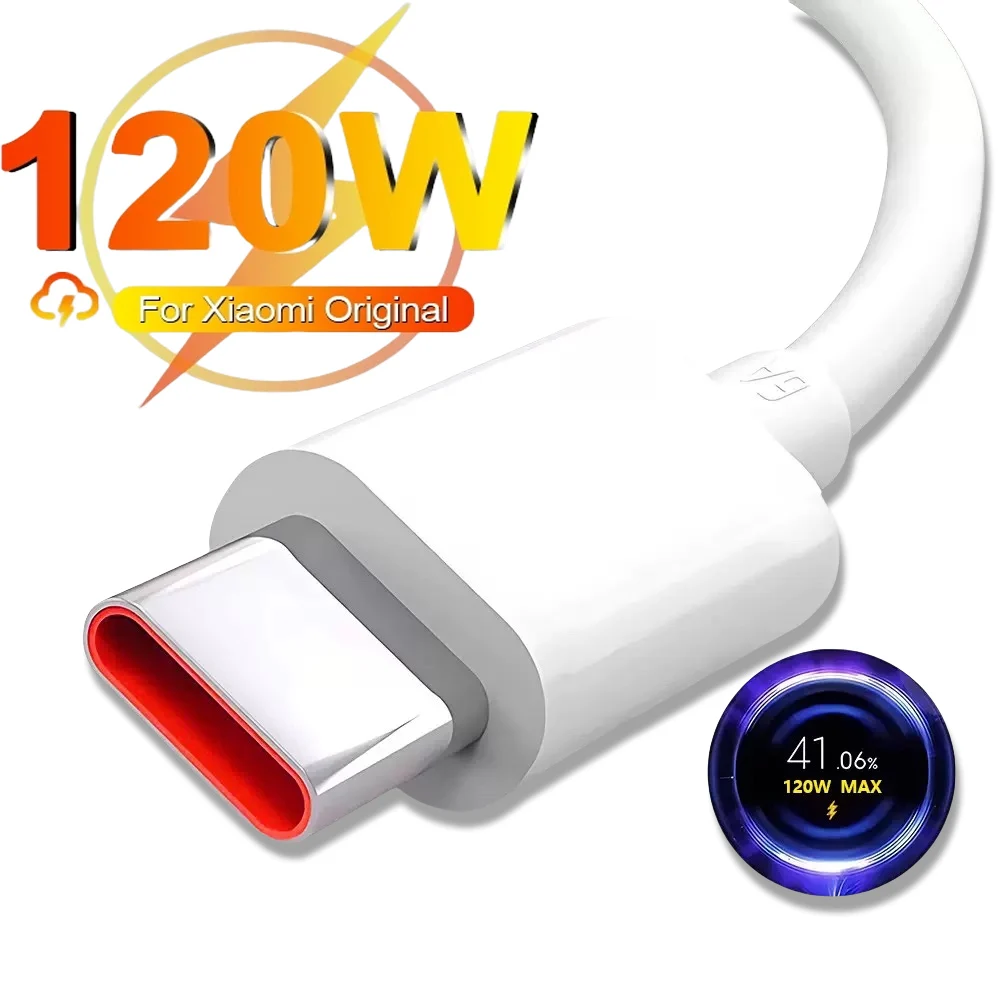 Für Xiaomi 120 W USB Super Schnelle Ladegerät Power Adapter Mi 12 11 6A Typ C Kabel POCO X5 X4 Pro redmi Hinweis 9 10 11 Aufladen