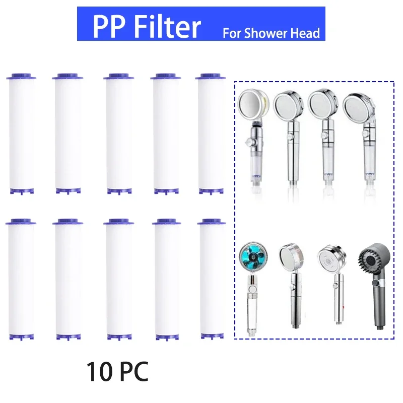 フィルター交換用シャワーヘッド,塩素除去,フッ化物,硬水,カルカリオ,衛生的なバスルームアクセサリー,3個,5個,10個