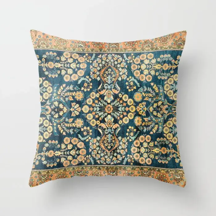 Funda de almohada nórdica de estilo marroquí, funda de cojín de lujo bohemia india para sala de estar y dormitorio, funda