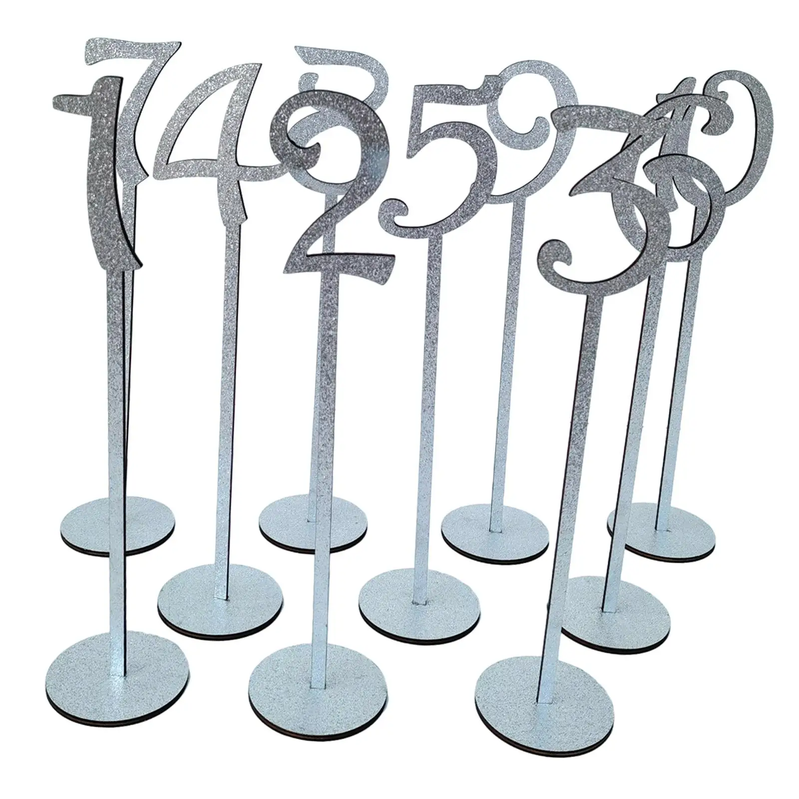 Table Number Holders Table Centerpiece Decor Table Number Cards for Wedding Anniversary Event Catering Dinner Table Restaurant