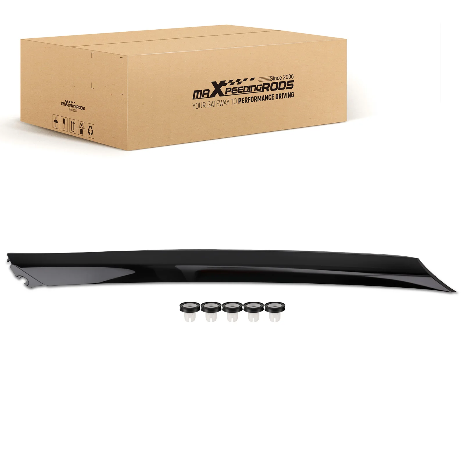 

Windshield A-Pillar Trim Left Painted Black For Nissan Maxima 2016-2020