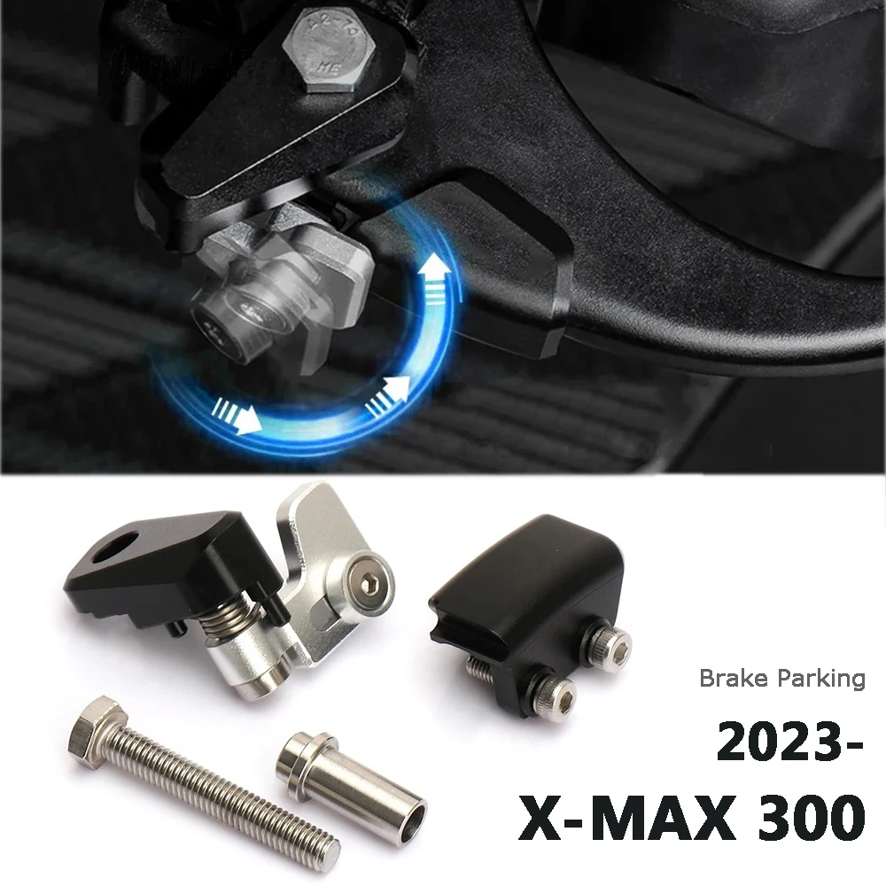 

New Motorcycle Brake Lever Lock For Yamaha XMAX300 X-MAX300 XMAX X-MAX 300 2023-2024 Parking Slider Catch Parts