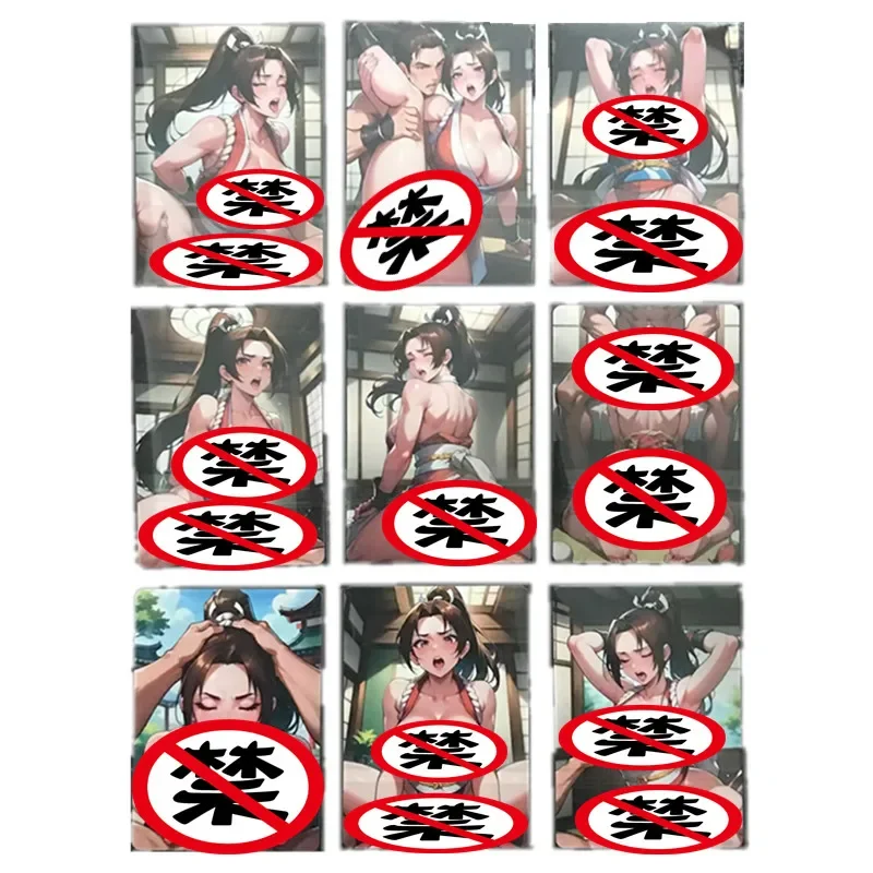 

9 шт./компл. аниме карты комиксы игры Street Fighter King of Fighters Mai Shiranui ACG сексуальная телесная карта подарок домашняя коллекционная карта