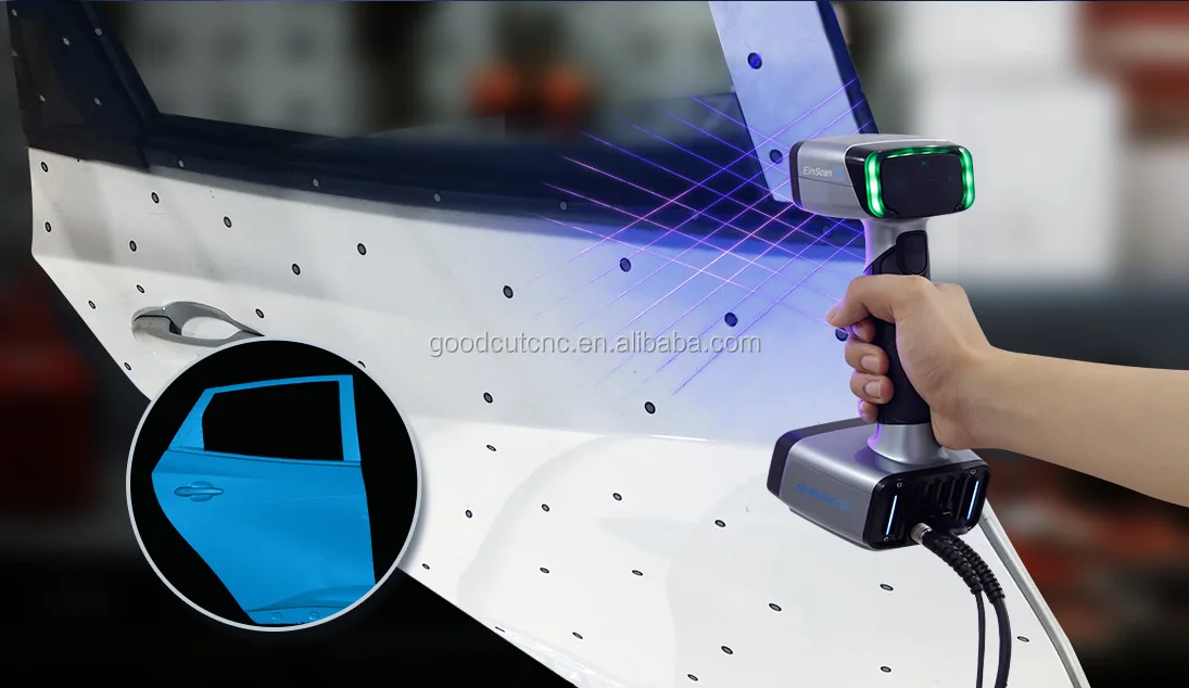 Einscan HX 3d Scanner/scanner 3d Portátil Híbrido Laser Azul e Fonte de Luz LED