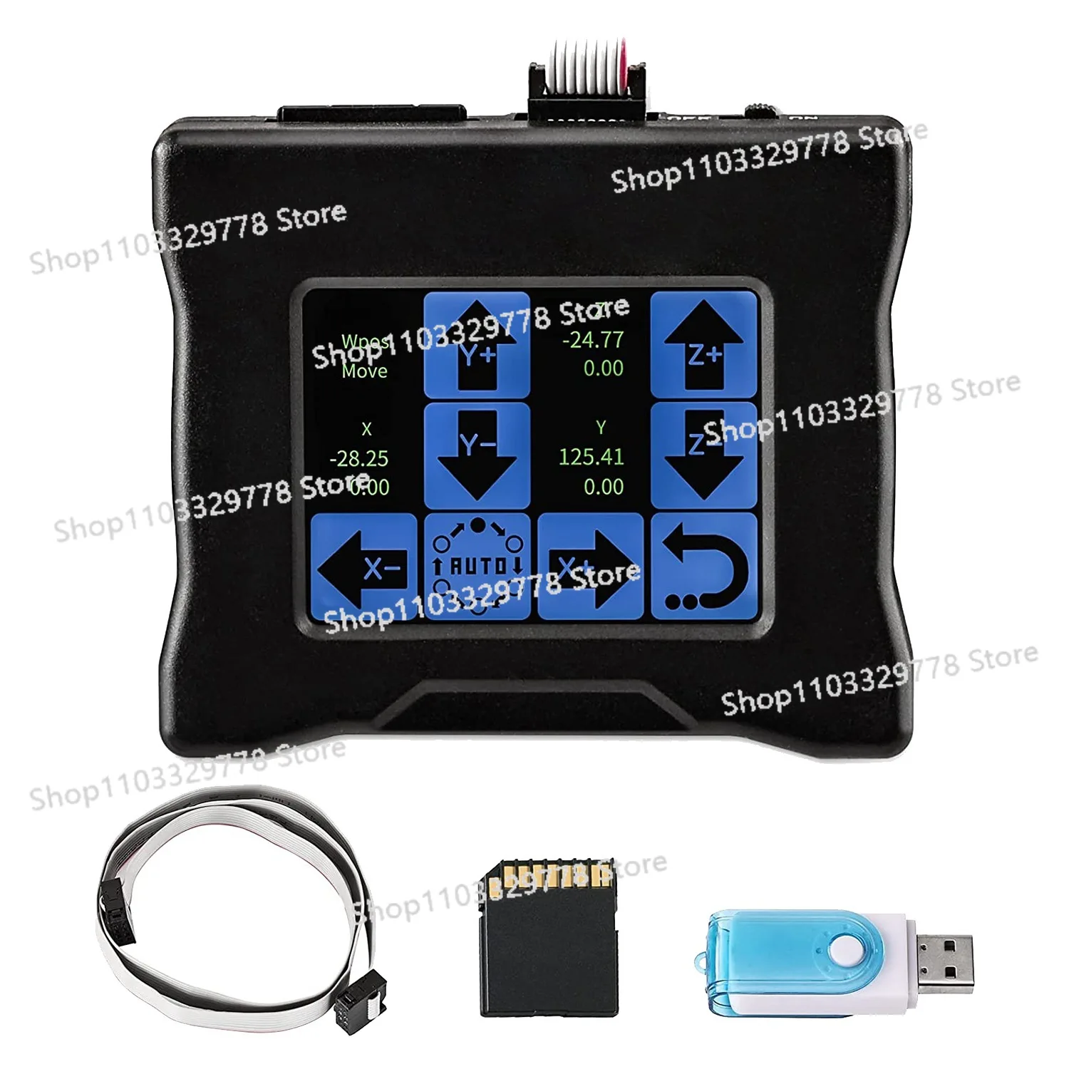 

Offline Controller with Touchscreen, Router Offline Control Module, 2.8Inch GRBL Offline Controller
