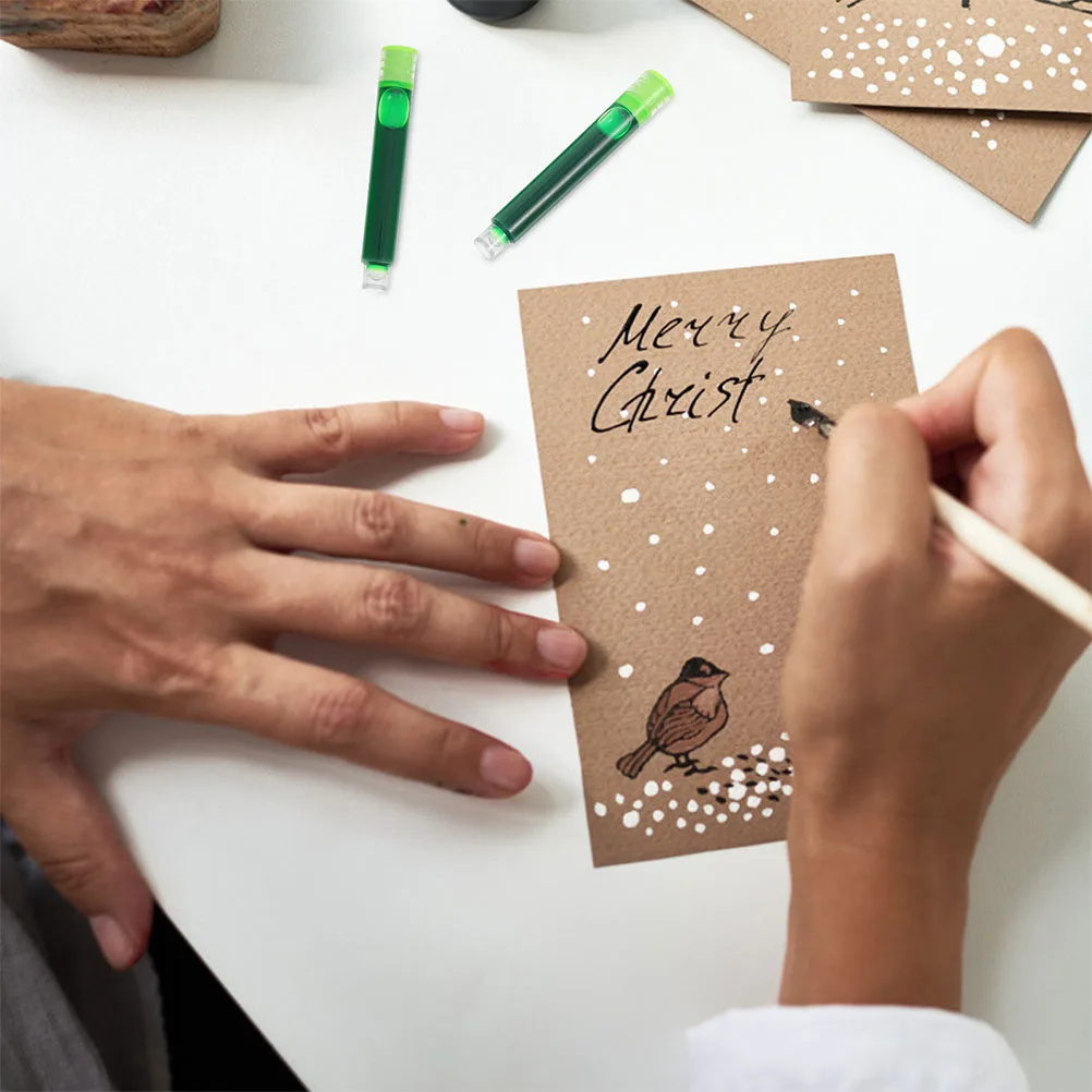 

100 шт. красочные стираемые чернила офисные перьевые ручки для ручек сменные картриджи Pp