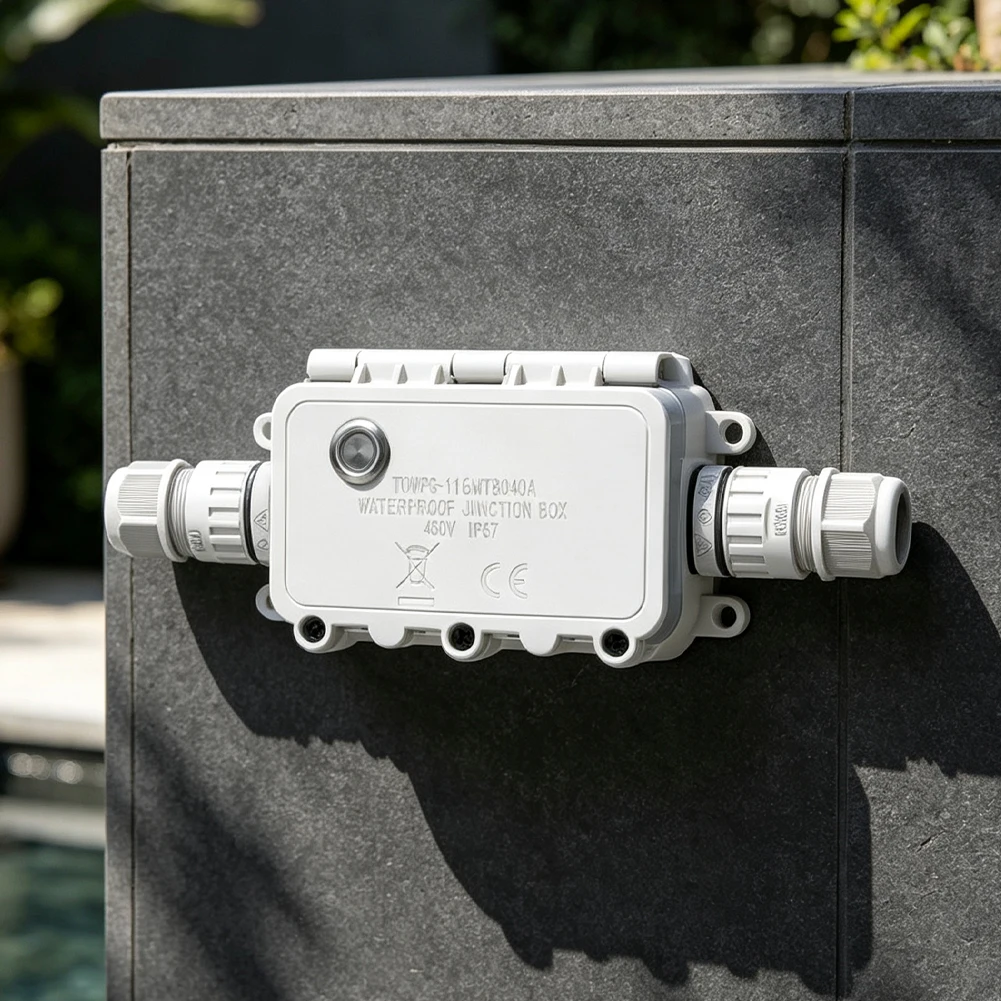 1pc For Smart Outdoor Waterproof Junction Box Wireless Timer Switch 1-16A For Outdoor Devices Easy Installation