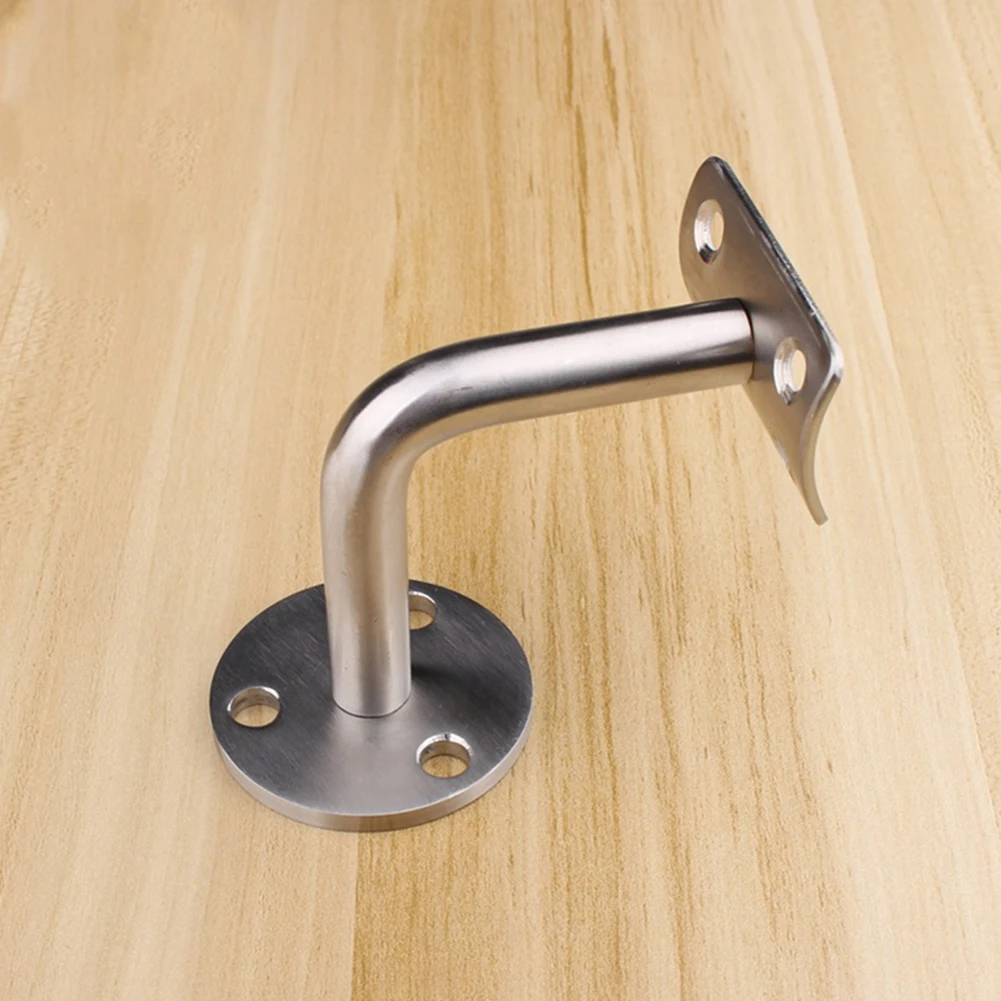 Handrail to Wall Bracket for Staircase Support Fixing Hardware for Installing Handrails with Oak Pine or Metal Rails