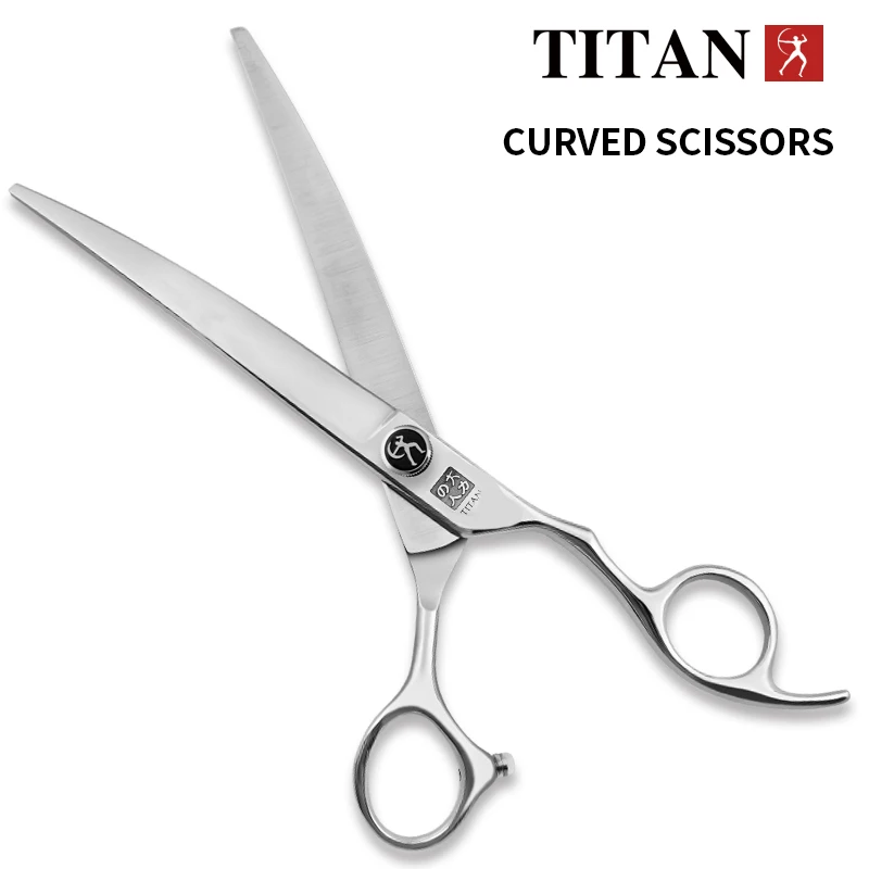 titan 7.0 inch 7.5 inch 8.0inch scissors hair barber scissors professional hair scissors stainless steel scissors curved scissor