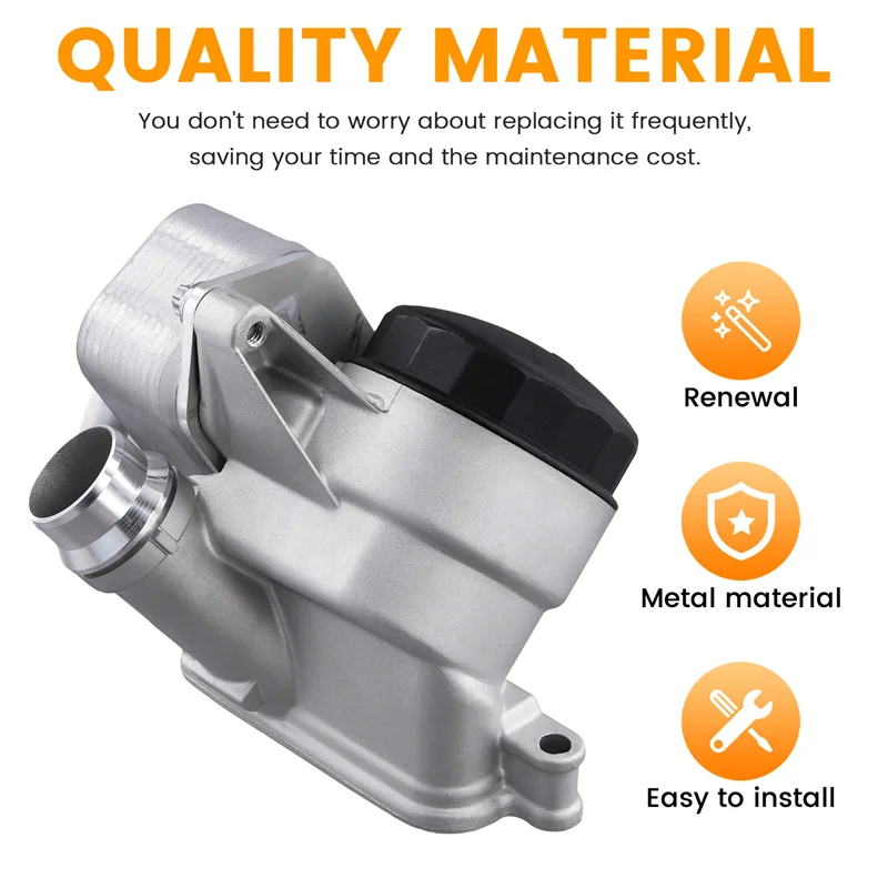 

11428642289 Oil Filter Assembly For BMW E87 F20 E90 E92 E93 F30 F34 F35 E60 F07 F10 F18 E66 F01 F02 E84 E83 F25 E70 E85