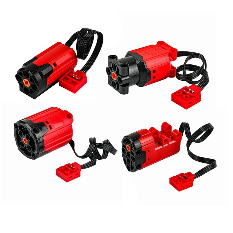 Motores MOC, bloques de construcción técnicos DIY M/L/XL, Servo de dirección de Motor, maquinaria tecnológica de Control remoto de potencia para coche y camión