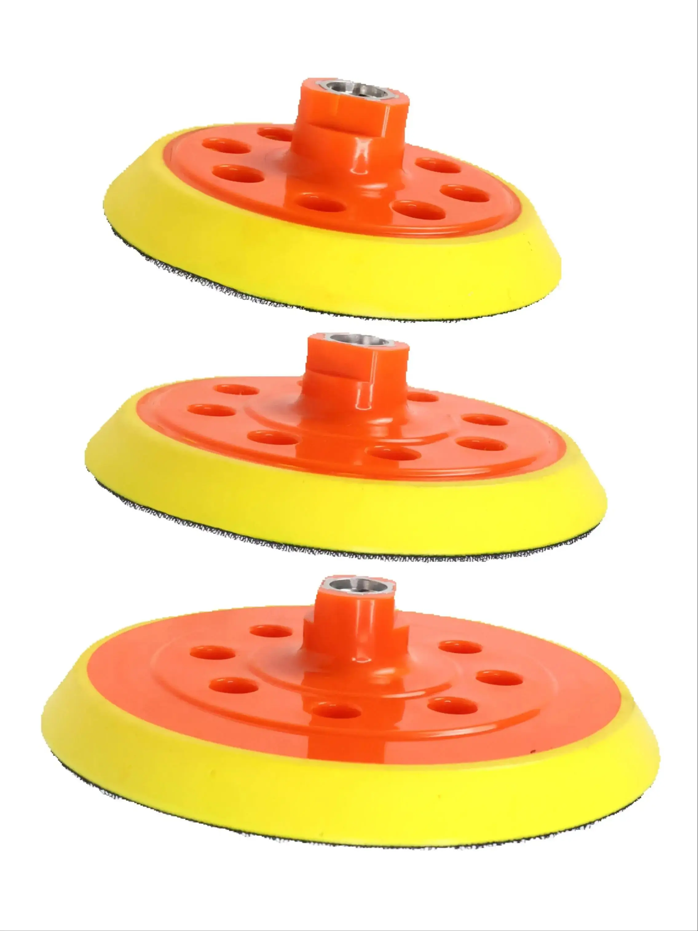 Plaque de support en caoutchouc M14 de 5/6/7 pouces, tampon de ponçage, support en plastique de 125/150/180 mm pour machine à poncer et tampon de polissage