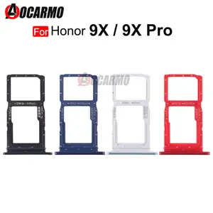 Bilashmart Sim Tray Holder Huawei Honor 9X / 9X Pro HLK AL00 SIM Card Tray Slot Holder Adapter Socket Replacement Part