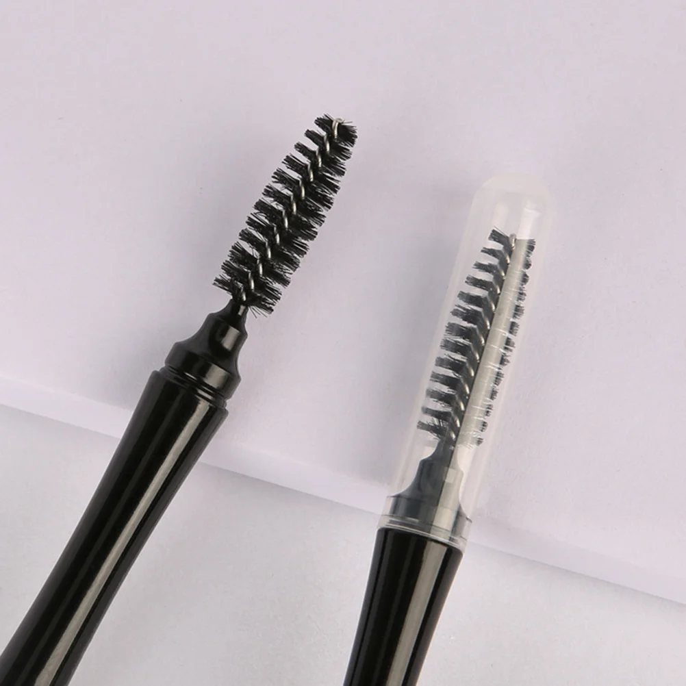 2 Pcs Spiral Rod Mascara Brush for Makeup Cosmetics Eyebrow Dust-proof Tool Eyelash