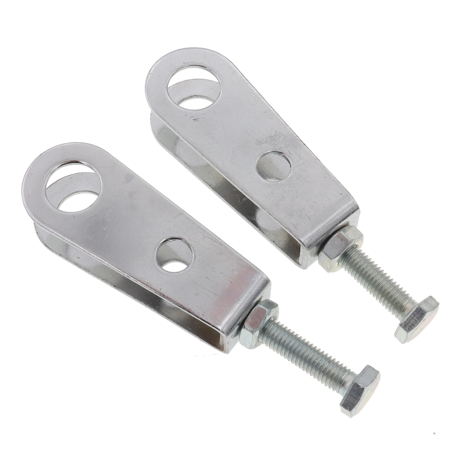 1 Pair Rear Wheel Axle Hole Chain Tensioner Adjuster for CBT125 Street Bike Motorcycle