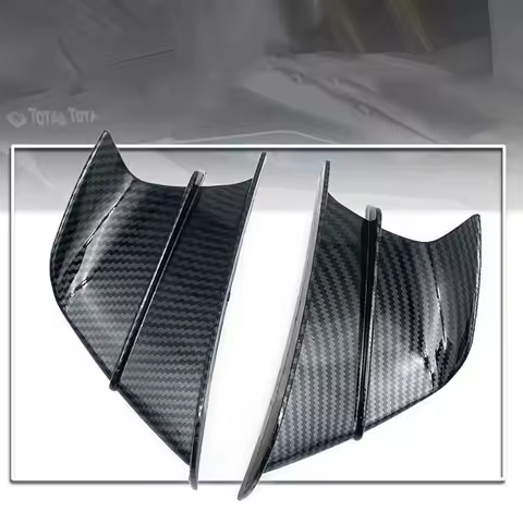 2Pcs Universal Motorcycle Spoiler Wing Aerodynamic Winglet for Yamaha YZF R1 R6 R25 R7 R3 for BMW S 1000 RR/R for Honda CBR600RR
