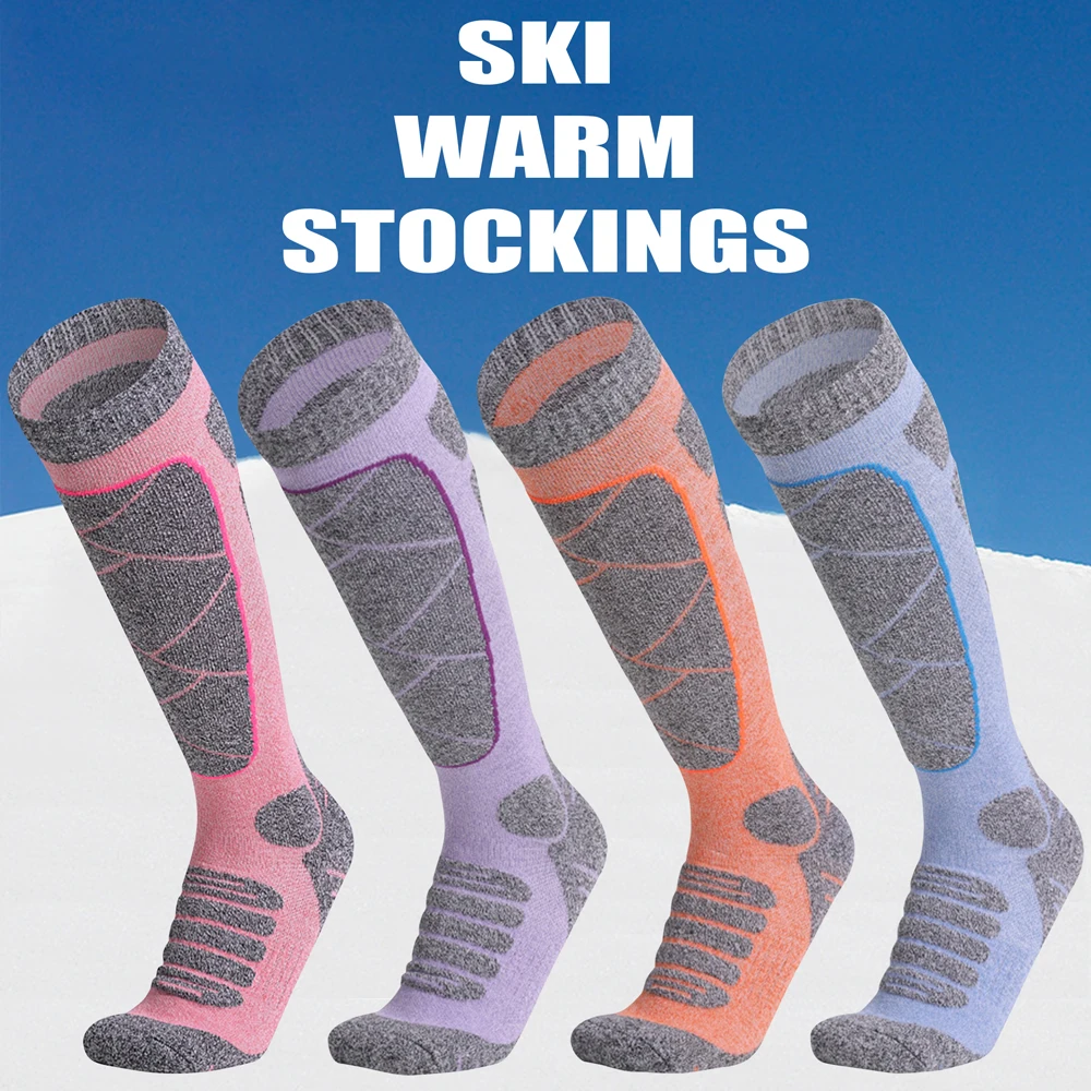 

1 Pair Winter Adult Cotton Thermal Socks Women Warm Outdoor Ski Sock Cycling Snowboarding Sports Thermosocks