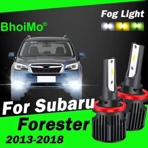 BhoiMo Per Subaru Forester Fendinebbia Anteriore Auto Luci A Led 2017 2018 2013 2014 2015 2016 Lampadina Auto