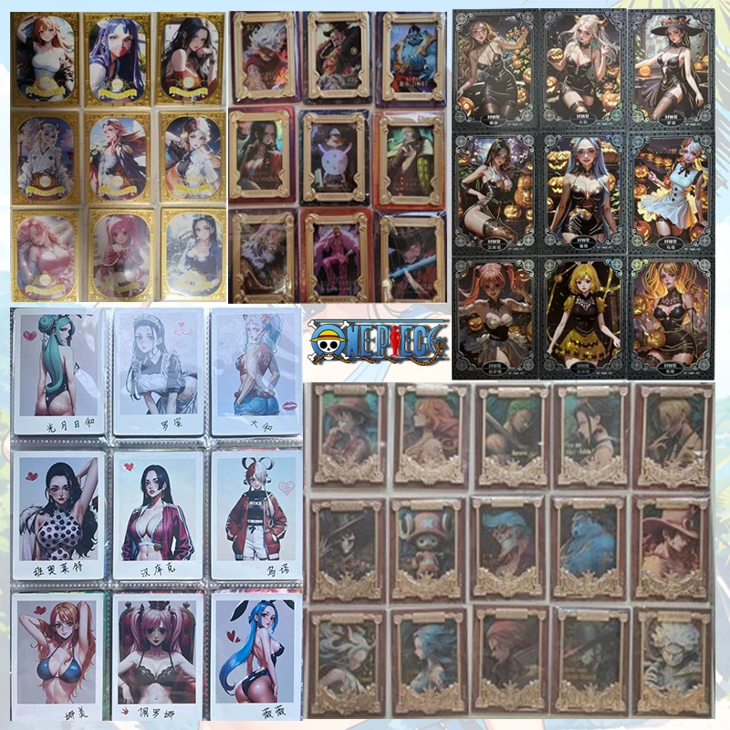 

NEW ONE PIECE SJ HWR FNR card Nami Monkey D Luffy Roronoa Zoro Perona Black Maria Toy collection boy Birthday Christmas gifts