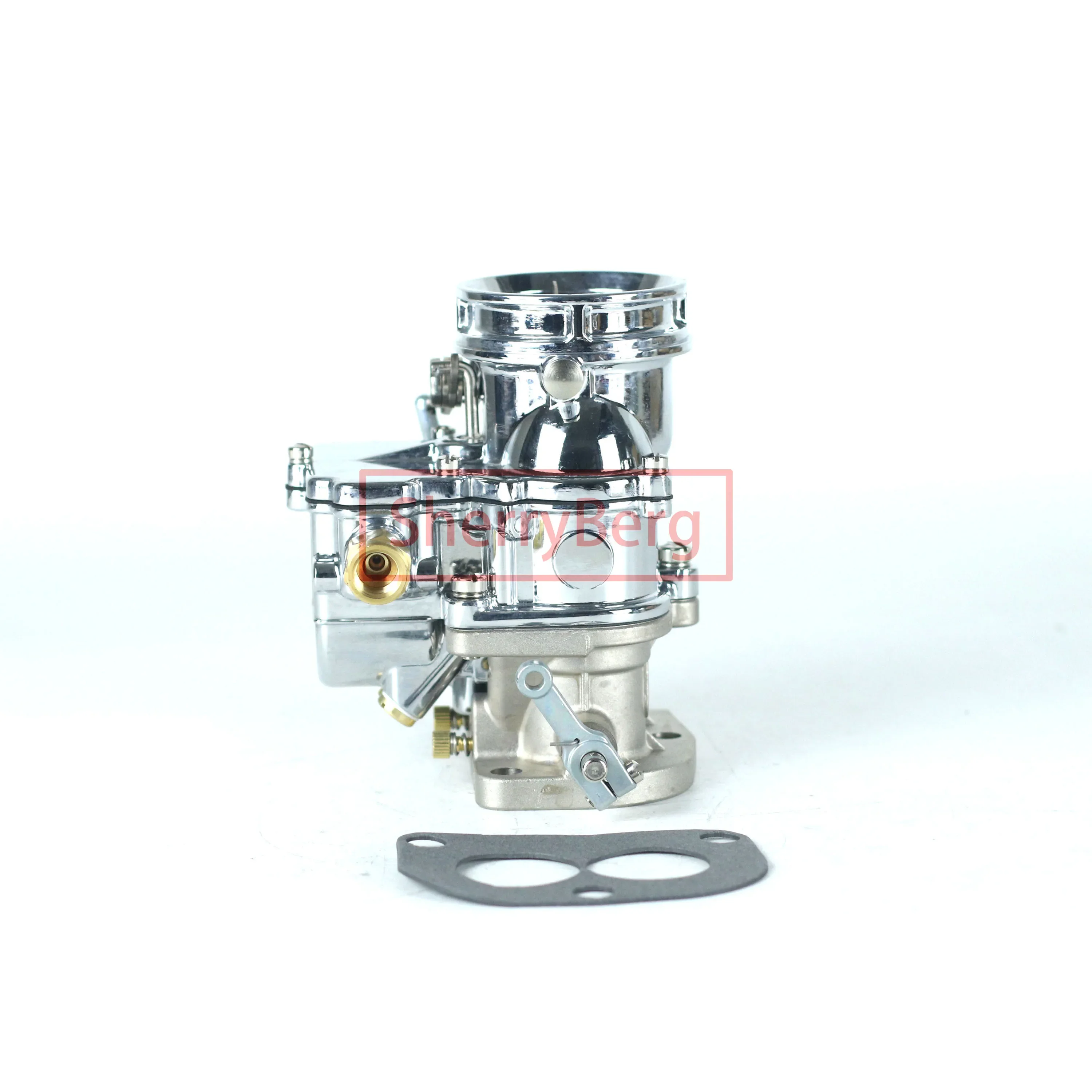 SherryBerg الساخن قضيب الكروم القديم المكربن الكحول ل Stromberg 97 نموذج Speedway 9-Super-7 Carb 2-Bbl Carburador كلاسيكي جديد