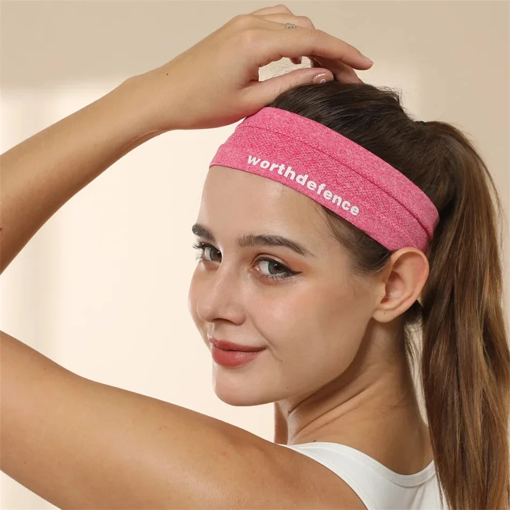 1PC Sports Seamless Elastic Headband With Sweat Absorption And Anti Slip Moisture Fitness Sweatband For Sweat Stopping